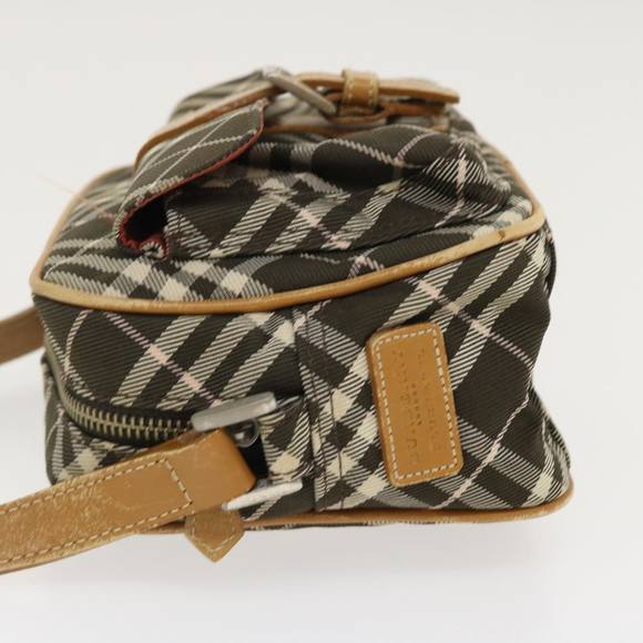 BURBERRY Nova Check Shoulder Bag Nylon Black Auth 39654 - Picture 3 of 16